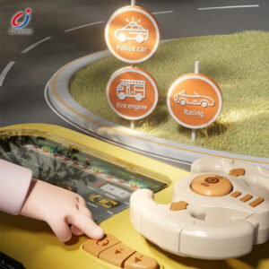 Car Electronic Adventure Game Steering Wheels Toys Kids